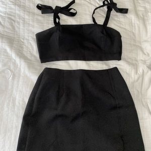 Black 2 piece dress